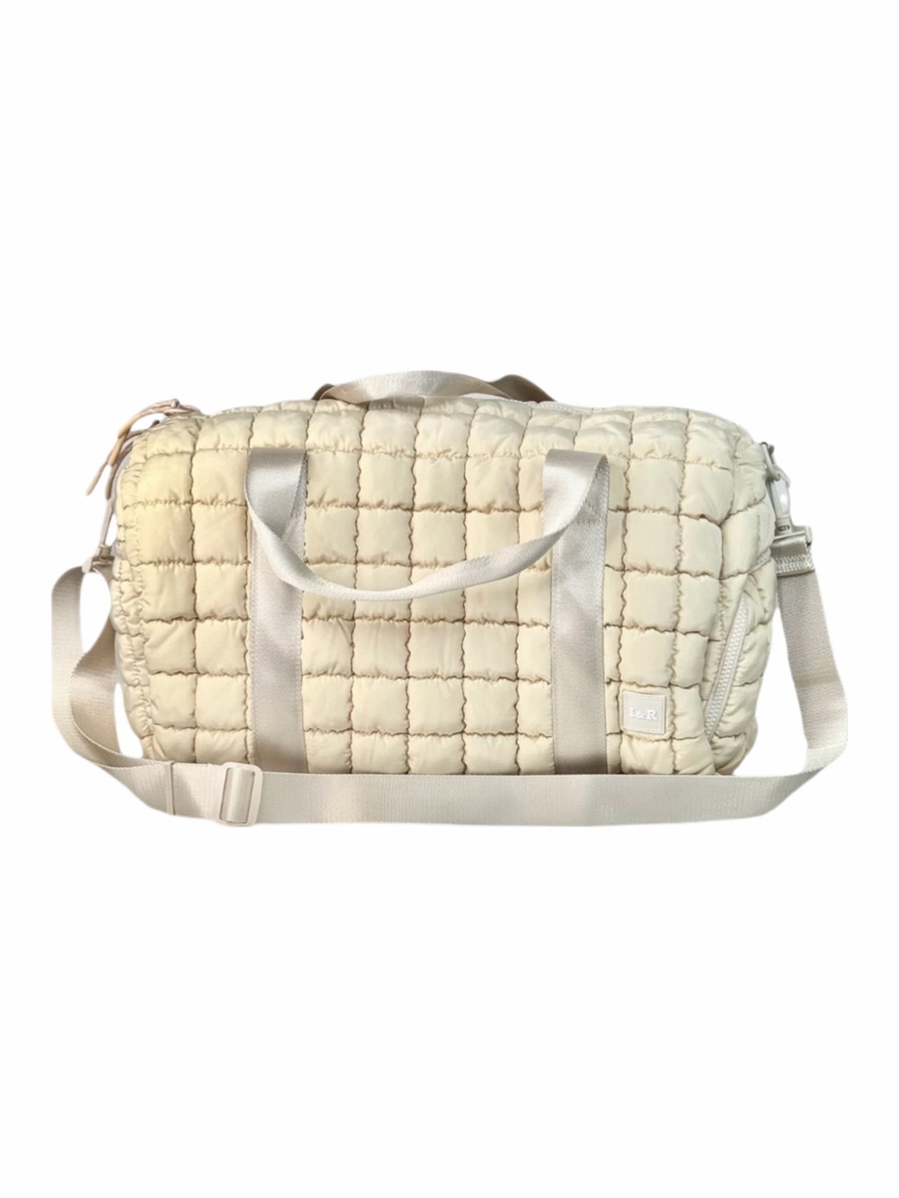 Puff Duffle Bag Weekender Bag in Cream
By Iris & Rainbow NWT
